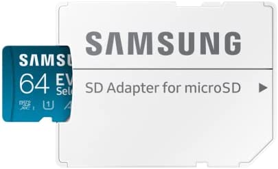 SAMSUNG EVO Select Micro SD -Memory -Card + Adapter, 64GB microSDXC 130MB/s Full HD & 4K UHD, UH