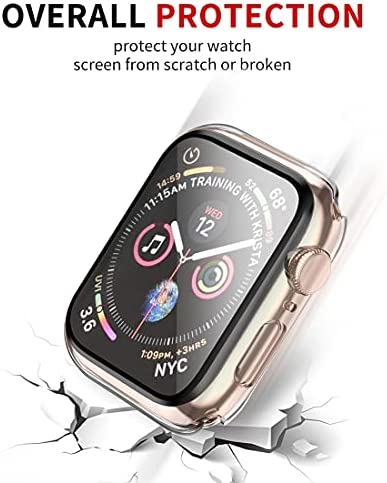 Amazon.com: Smiling Case Compatible with Apple Watch Series 6/SE/Series 5/Series 4 40mm with Built i