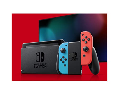 Amazon.com: Nintendo Switch V2 Game Console - Black (HAC-001(-01) w/ OEM Blue/Red Joycon (Renewed)