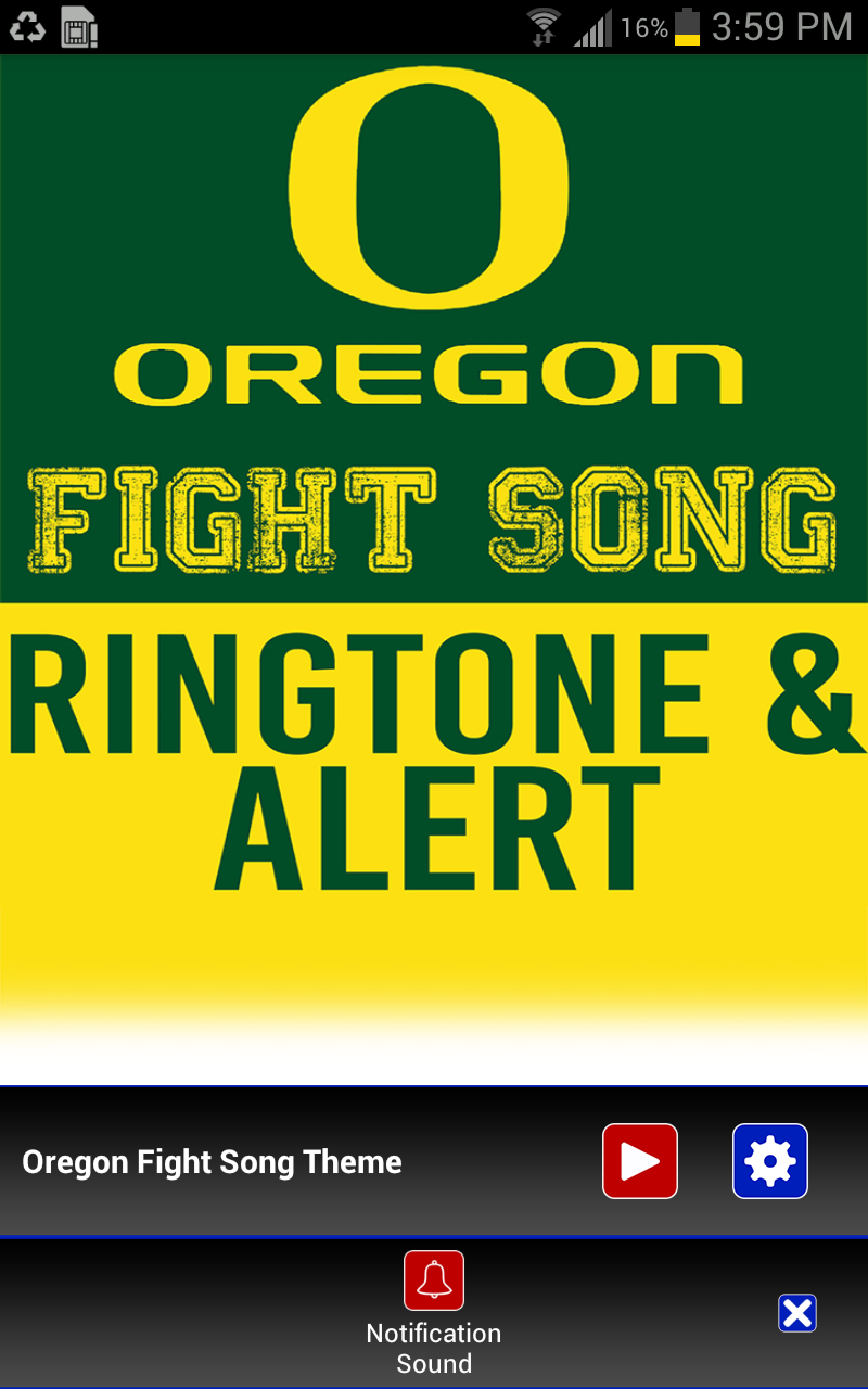 Oregon Fight Song Theme Ringtone